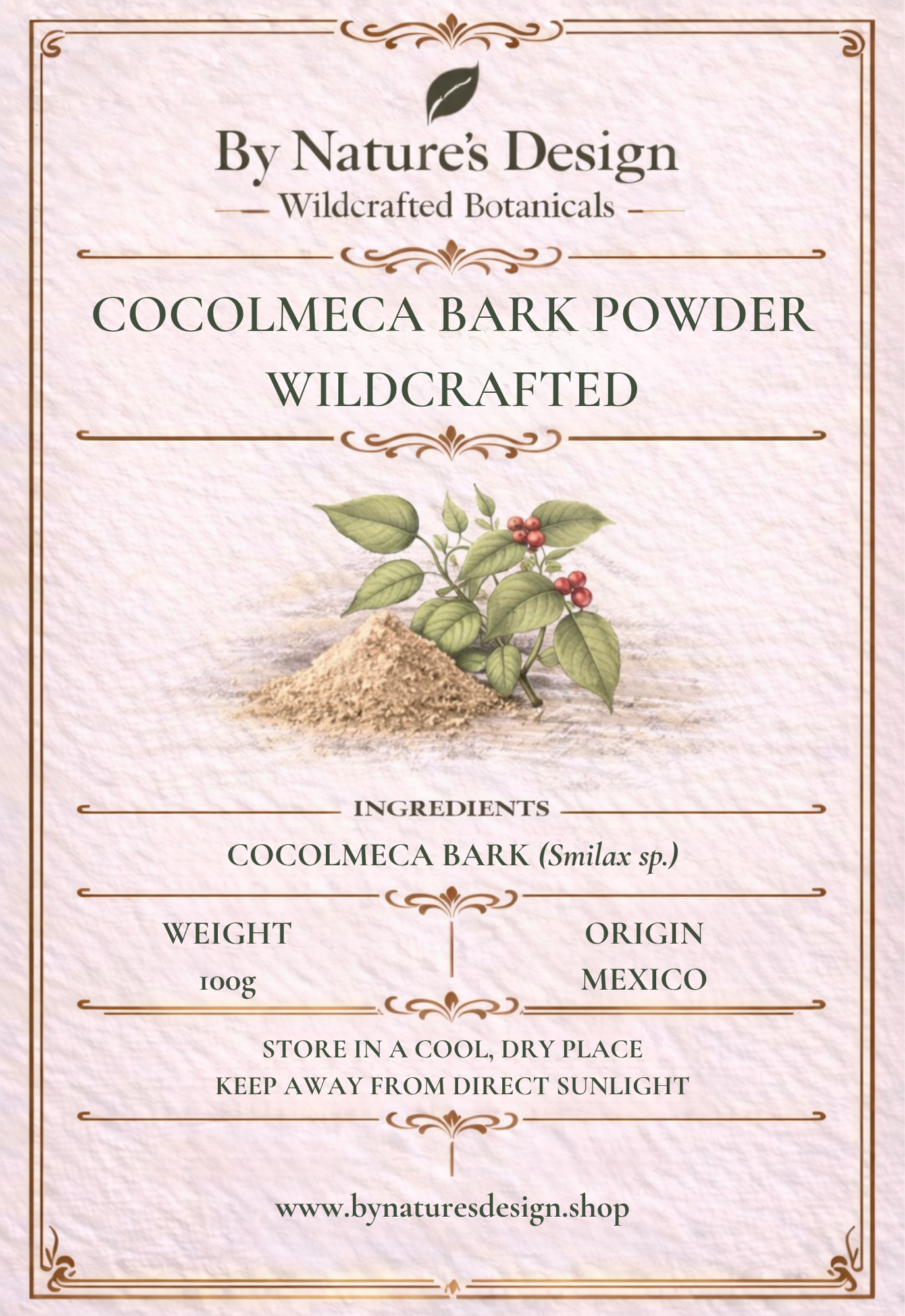 Wildcrafted Cocolmeca Bark Powder