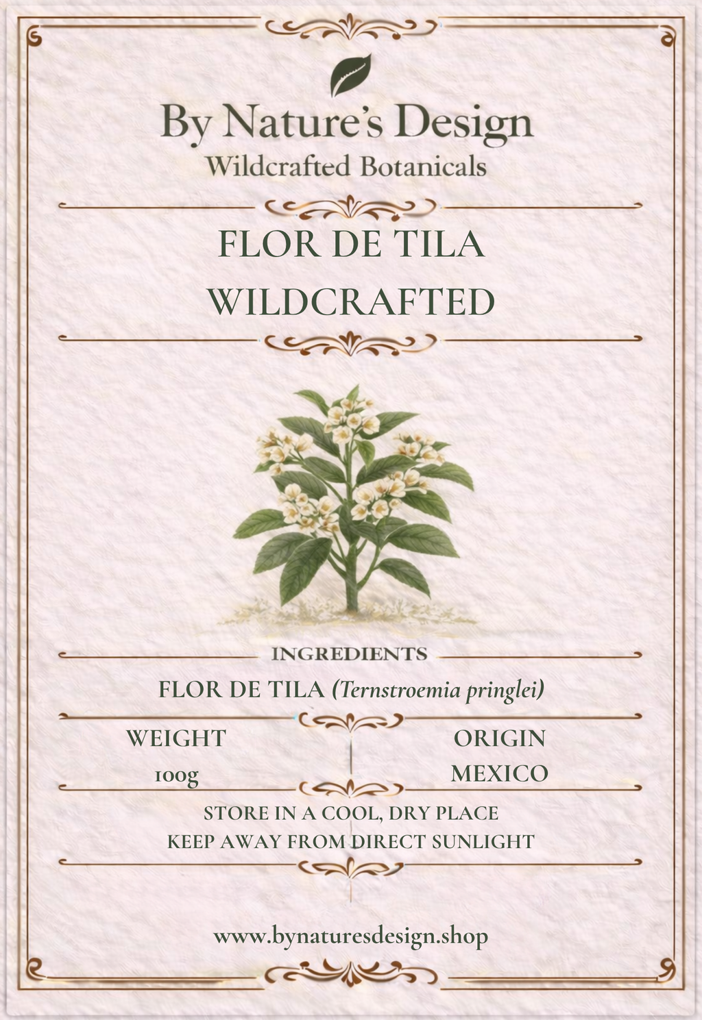 Wildcrafted Flor De Tila (Tilia Estrella)