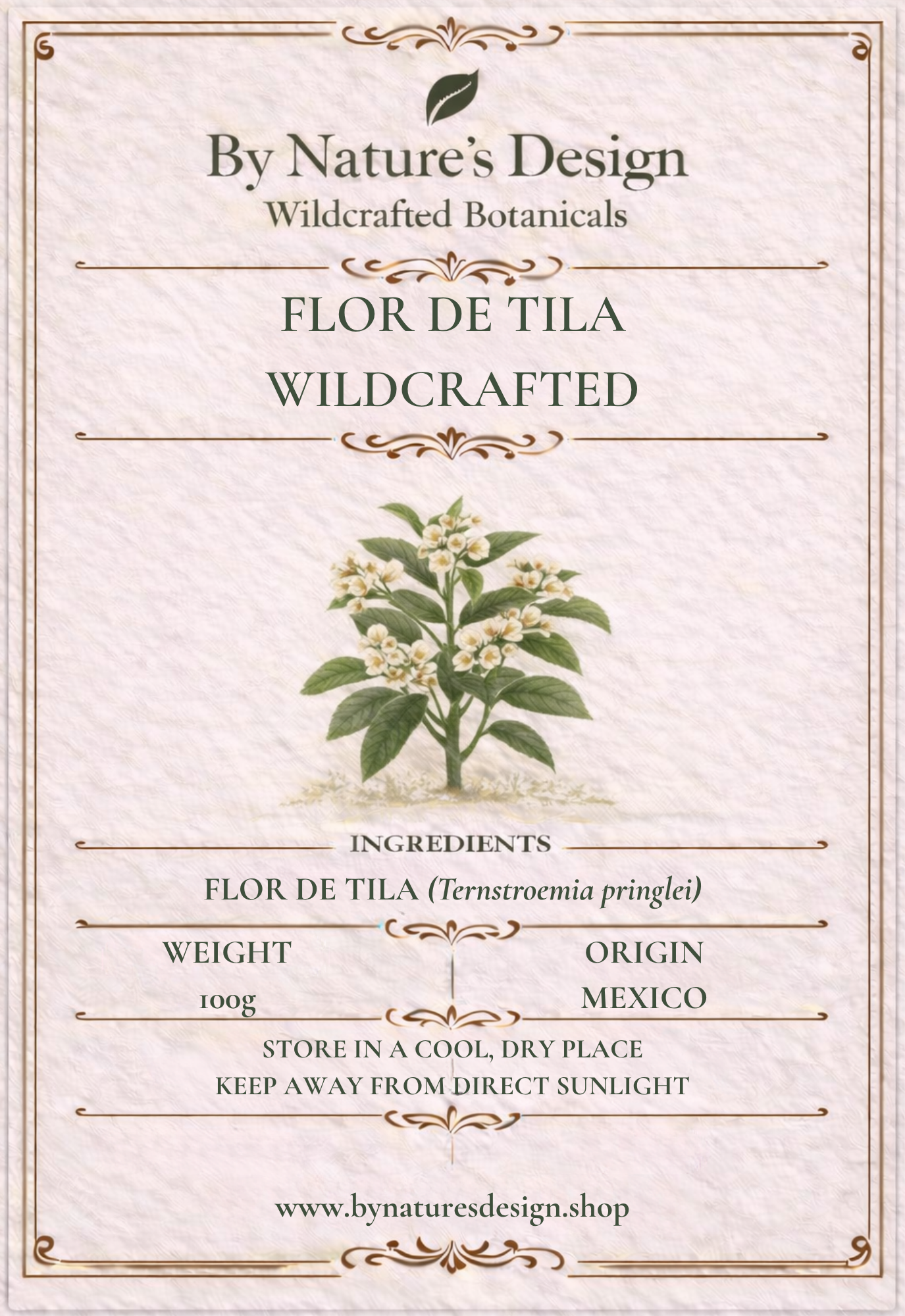 Wildcrafted Flor De Tila (Tilia Estrella)