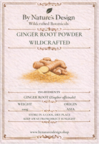 Wildcrafted Ginger Root Powder