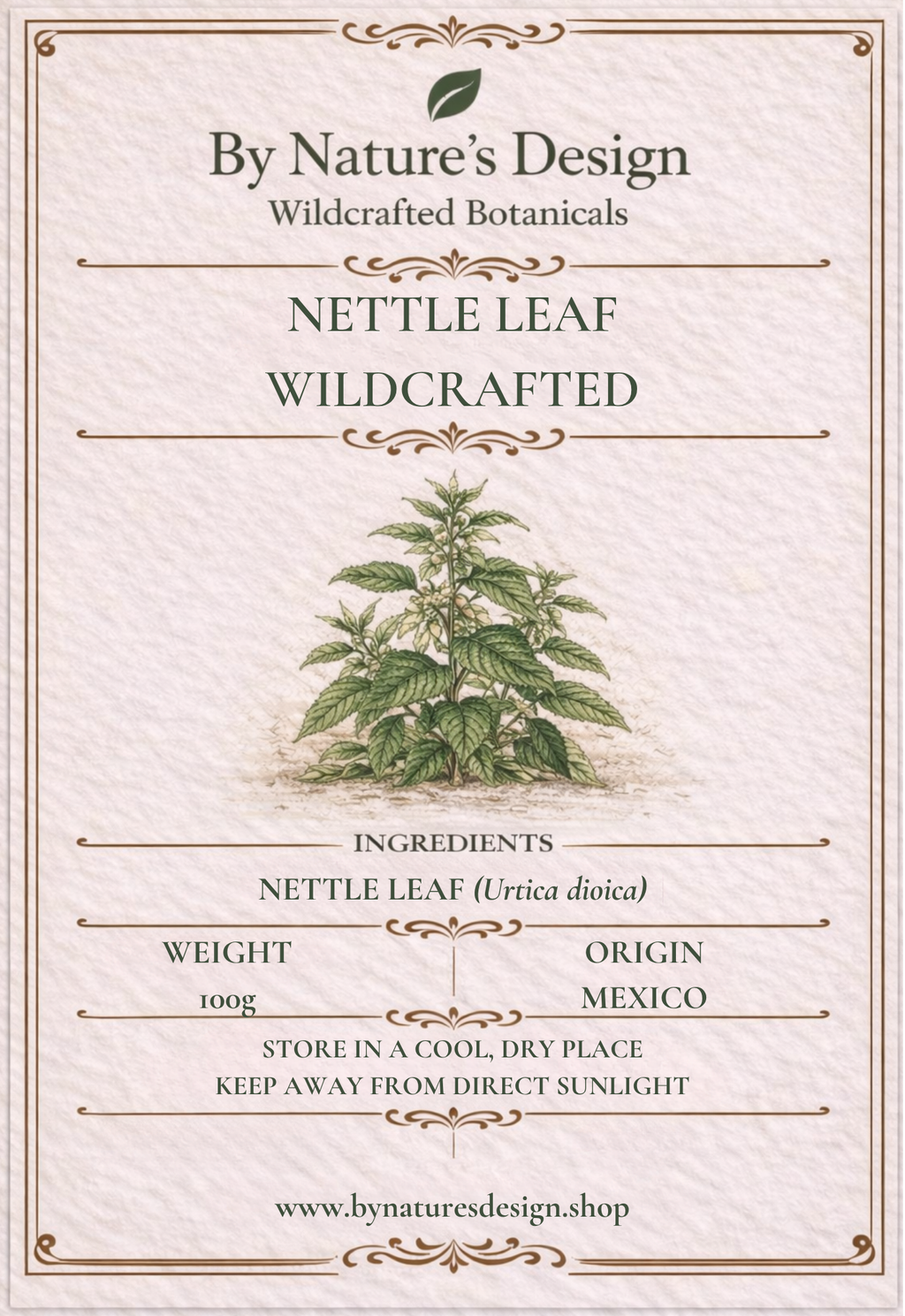 Wildcrafted Nettle Leaf
