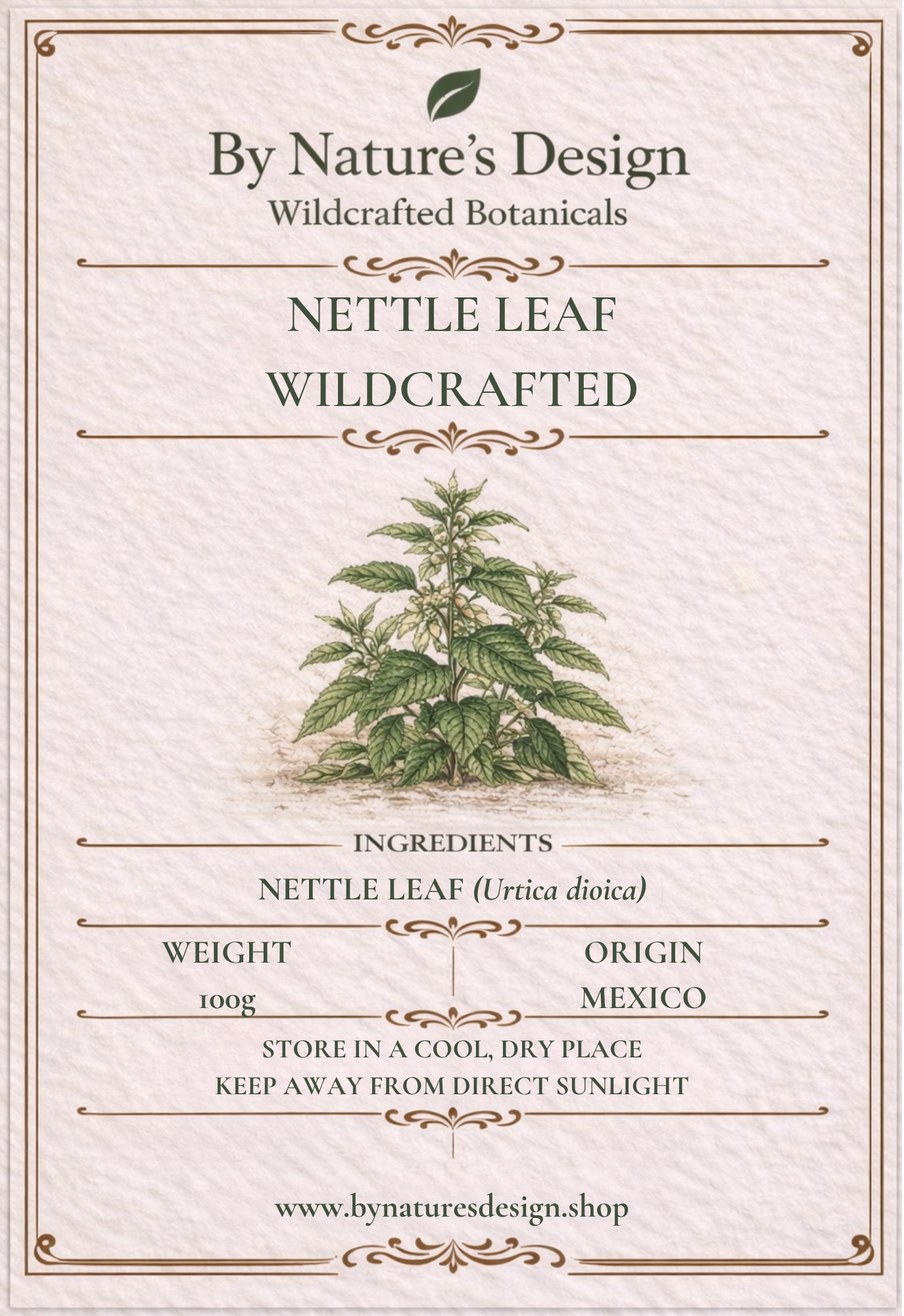 Wildcrafted Nettle Leaf