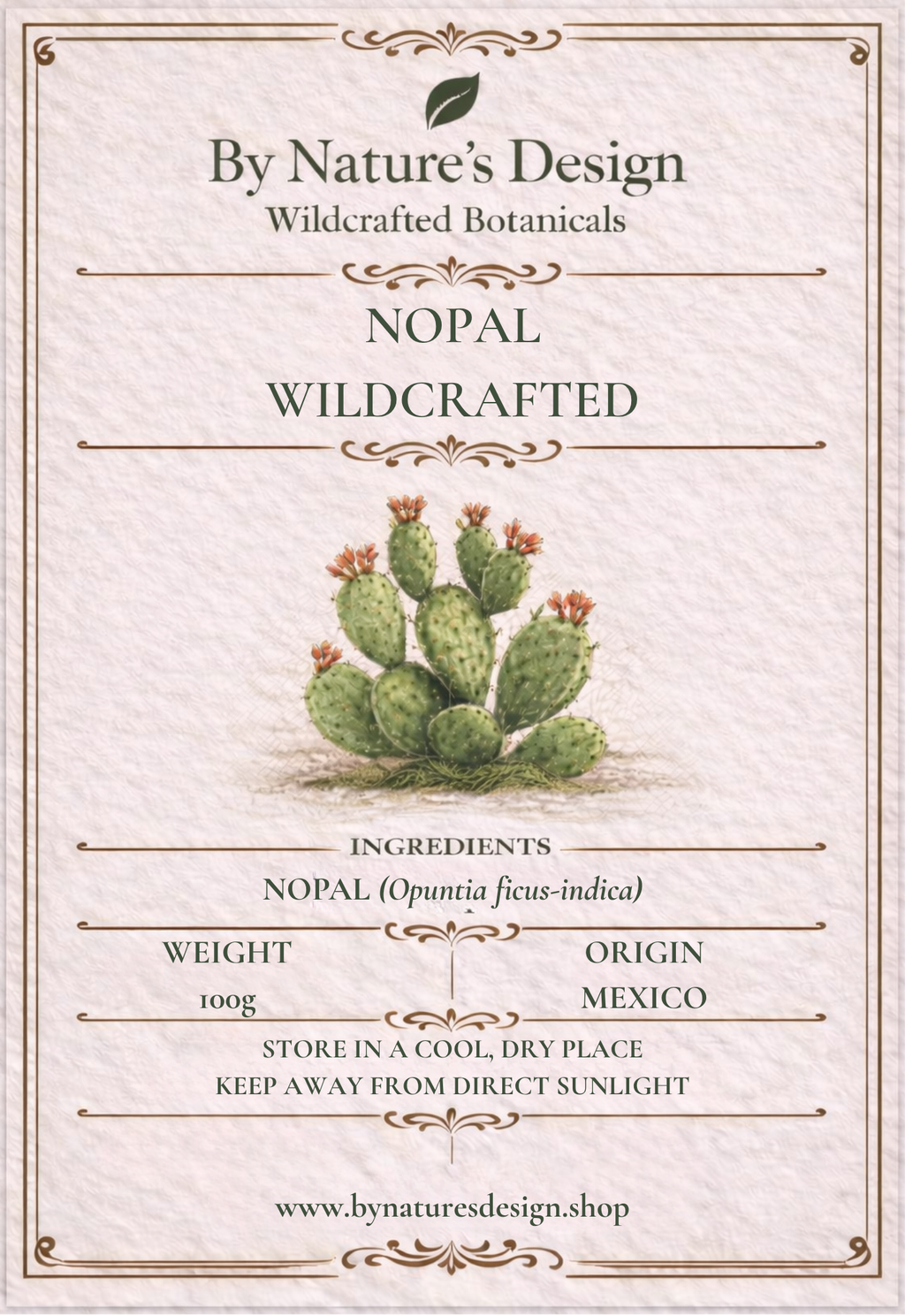 Wildcrafted Nopal (Prickly Pear)