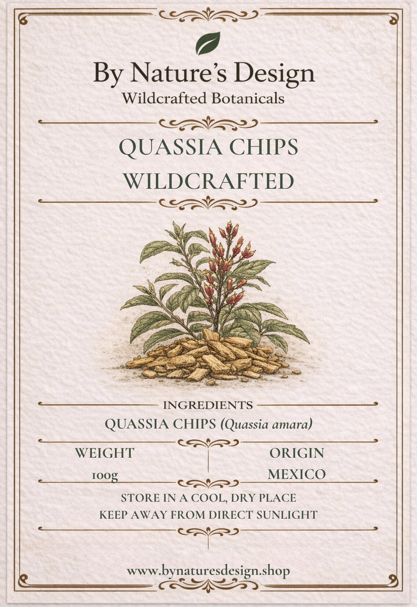 Wildcrafted Quassia Chips