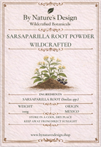 Wildcrafted Sarsaparilla Powder