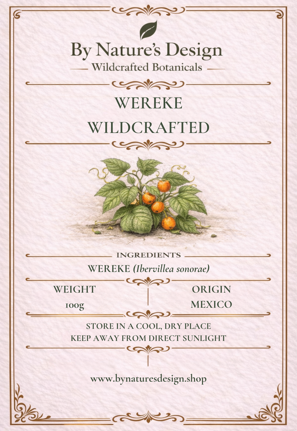 Wildcrafted Wereke (Huereque)